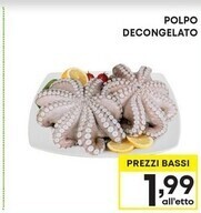 Pam Bassi polpo decongelato offerta