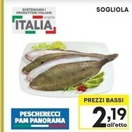 Pam Sogliola offerta
