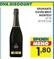Pam Montevi - spumante cuvée brut offerta
