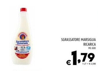 Il Centesimo SGRASSATORE MARSIGLIA RICARICA ML 600 offerta