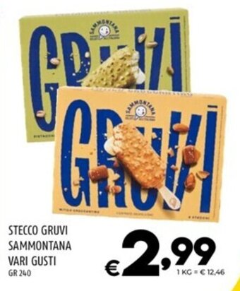 Il Centesimo STECCO GRUVI SAMMONTANA VARI GUSTI GR 240 offerta