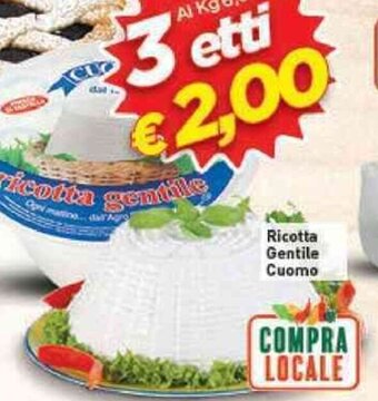 Ricotta Gentile Cuomo