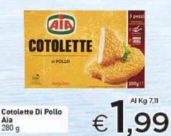 Crai Cotolette Di Pollo Aia 280 g offerta