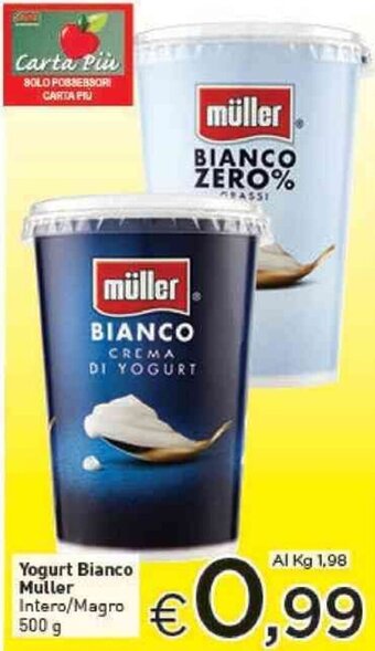 Crai Yogurt Bianco Muller 500 g offerta