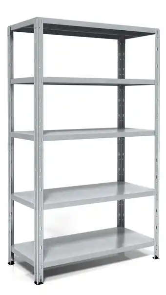 Leroy Merlin Scaffale in kit 5 ripiani l 120 x p 50 x h 188 cm, portata per ripiano 150 kg offerta