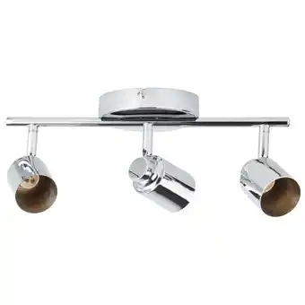 Leroy Merlin Faretto decorativo senza fonte luminosa 3 luci tekla cromo gu10 inspire offerta