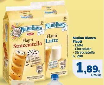 Sigma Mulino Bianco Flauti - Latte - Cioccolato - Stracciatella G. 280 offerta