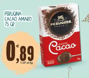 Gecop Perugina Cacao Amaro 75gr offerta