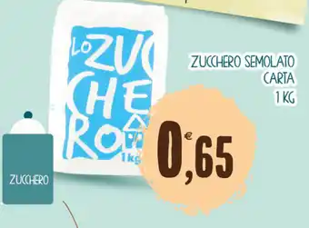 Gecop Zucchero Semolato Carta 1kg offerta