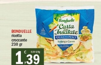 Crai Bonduelle ricetta croccante 230 gr offerta