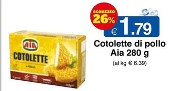 Aia cotolette di pollo