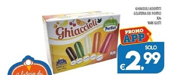 Il Centesimo Gelateria dei portici ghiaccioli assortiti offerta