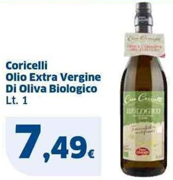 Sigma Coricelli Olio Extra Vergine Di Oliva Biologico Lt. 1 offerta