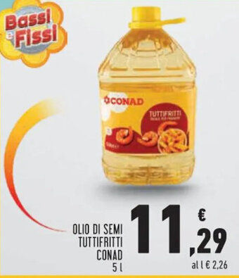 Conad Superstore OLIO DI SEMI TUTTIFRITTI CONAD 5 l offerta