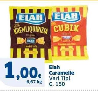 Sigma Elah Caramelle Vari Tipi G. 150 offerta