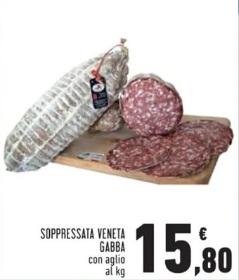 Conad Superstore SOPPRESSATA VENETA GABBA con aglio offerta