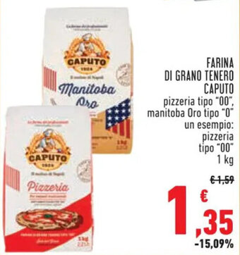 Conad Superstore FARINA DI GRANO TENERO CAPUTO 1 kg offerta