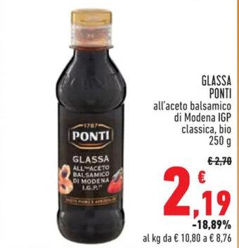 Conad Superstore GLASSA PONTI 250 g offerta