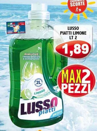 LUSSO PIATTI LIMONE LT 2