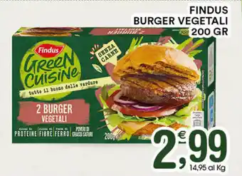 Gecop Findus Burger Vegetali 200gr offerta