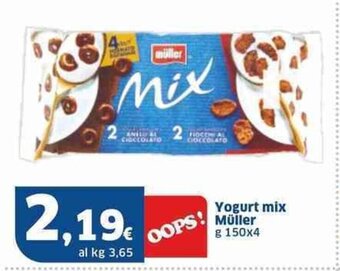 Sigma Yogurt mix Müller g 150x4 offerta
