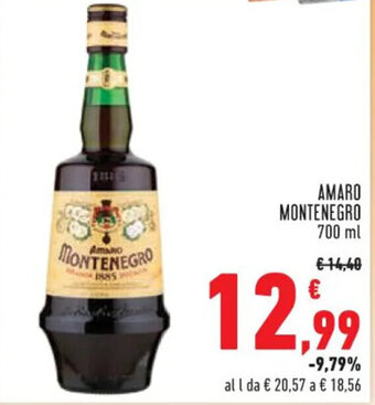 Conad Superstore AMARO MONTENEGRO 700 ml offerta