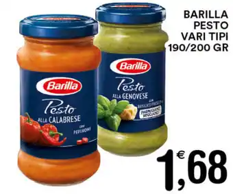 Gecop Barilla Pesto 190/200gr offerta