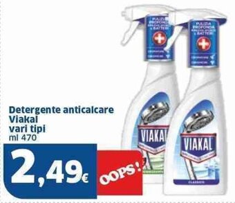 Sigma Detergente anticalcare Viakal vari tipi ml 470 offerta