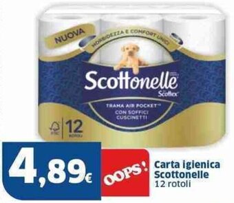 Sigma Carta igienica Scottonelle 12 rotoli offerta