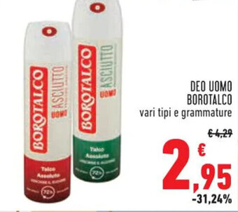 Conad Superstore DEO UOMO BOROTALCO offerta