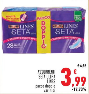 Conad Superstore ASSORBENTI SETA ULTRA LINES offerta