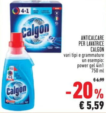 Conad Superstore ANTICALCARE PER LAVATRICE CALGON 750 ml offerta