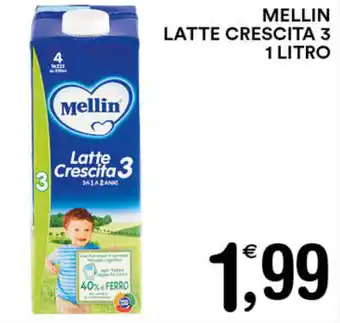 Gecop Mellin Latte Crescita 3 1 litro offerta