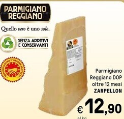 Iper La Grande Zarpellon parmigiano reggiano dop oltre 12 mesi offerta