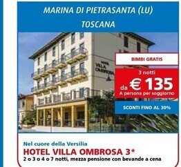 Iper La Grande Hotel villa ombrosa 3 offerta