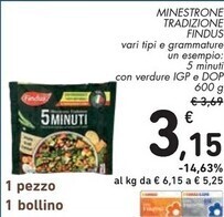 Spazio Conad Findus minestrone tradizione offerta