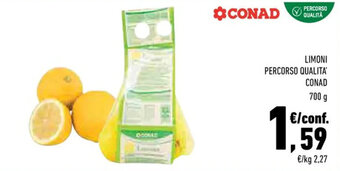 Conad Margherita LIMONI PERCORSO QUALITA' CONAD 700 g offerta