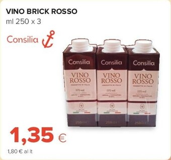 Oasi Consilia vino brick rosso offerta