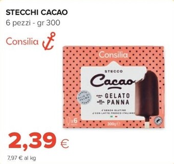 Oasi Consilia stecchi cacao offerta