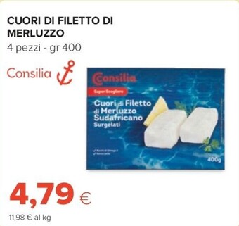Oasi Consilia cuori di filetto di merluzzo offerta