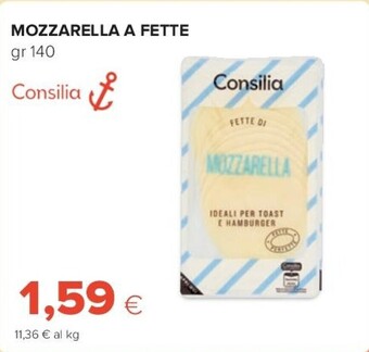 Oasi Consilia mozzarella a fette offerta