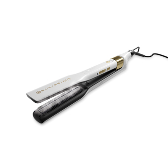 MediaWorld Bellissima piastra a vapore steam elixir, capelli lisci senza danni, ceramica&argan oil, 4 temperature offerta