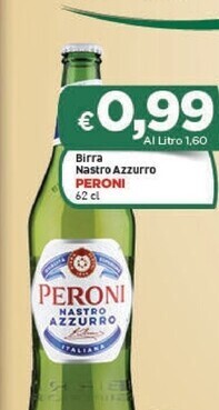 Crai Peroni birra nastro azzurro offerta
