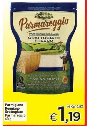 Crai Parmareggio parmigiano reggiano grattugiato offerta