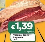 Crai Prosciutto crudo stagionato offerta