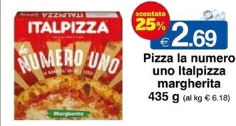 Sì con te Italpizza pizza la numero uno margherita offerta