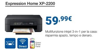 FreeShop EPSON Expression Home XP-2200 offerta