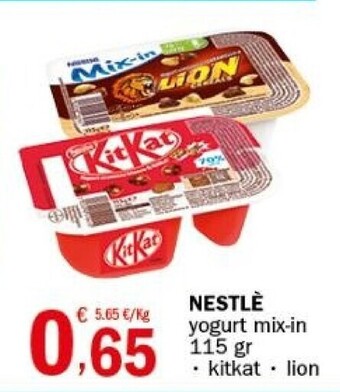 Crai Nestlè yogurt mix - in 115 gr offerta