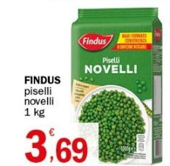 Crai Findus piselli novelli offerta