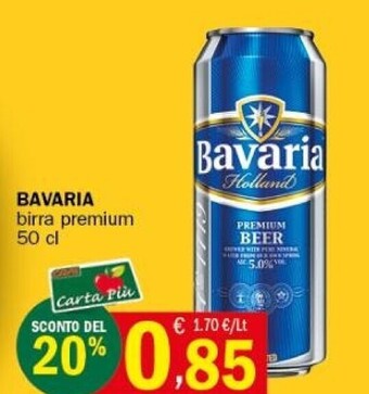 Crai Bavaria birra premium 50 cl offerta